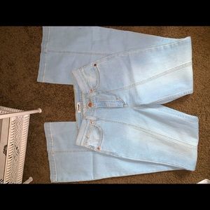 Wrangler light blue Jean with a flare bottom